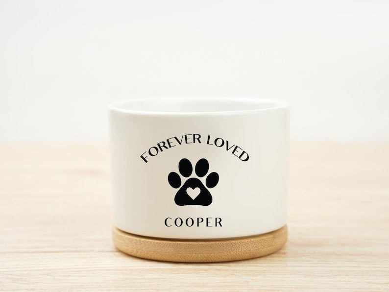 Personalized Pet Memorial Planter, Dog Loss Remembrance Gift, Custom Pet Flower Pot, Loss of Pet Gift, Pet Memorial Keepsake