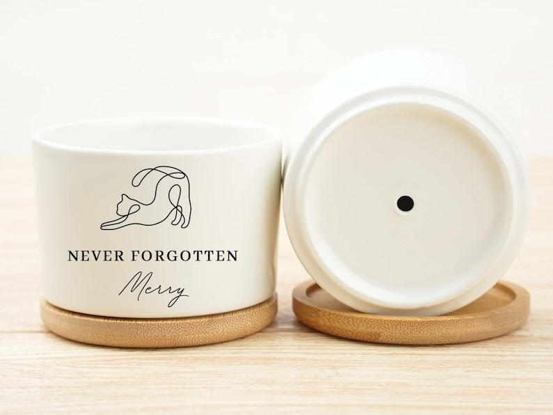 Personalized Pet Memorial Planter, Dog Loss Remembrance Gift, Custom Pet Flower Pot, Loss of Pet Gift, Pet Memorial Keepsake