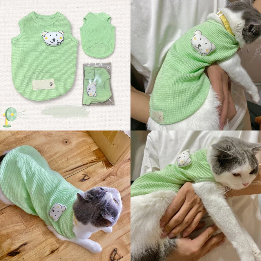Cute Shirt For Pet, Dog Cat Clothing, Pet Shirt, Stretch Shirt, Summer Clothing For Pet, Comfortable Clothing