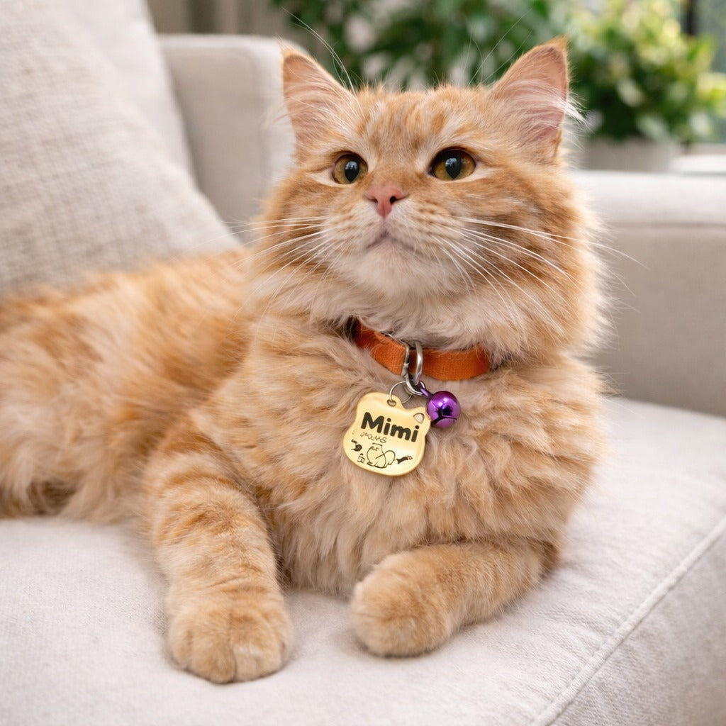Personalized Pet Collar Tag, Dog Cat Tag, Custom Cat Collar Tag, Pet ID Tag, Engraved Pet Tag, Pet Name (Copy)