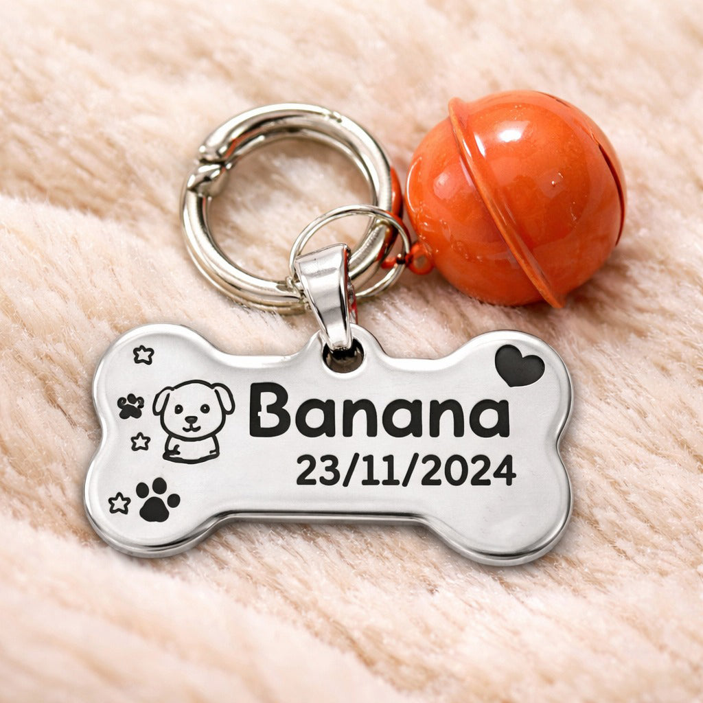 Personalized Pet Collar Tag, Dog Cat Tag, Custom Cat Collar Tag, Pet ID Tag, Engraved Pet Tag, Pet Name (Copy)