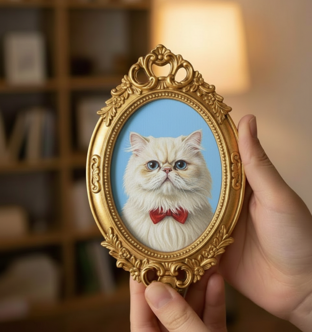 Acrylic Pet Portrait,Cat Portrait,Cat Portrait,Custom Pet Portrait from Photo,Mother's Day Gift for Mom
