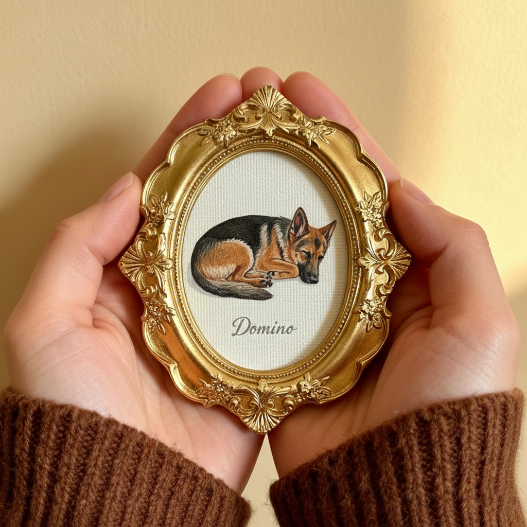 Acrylic German Shepherd  Portrait, Custom German Shepherd  Portrait from Photo, Mother’s Day Gift for Mom