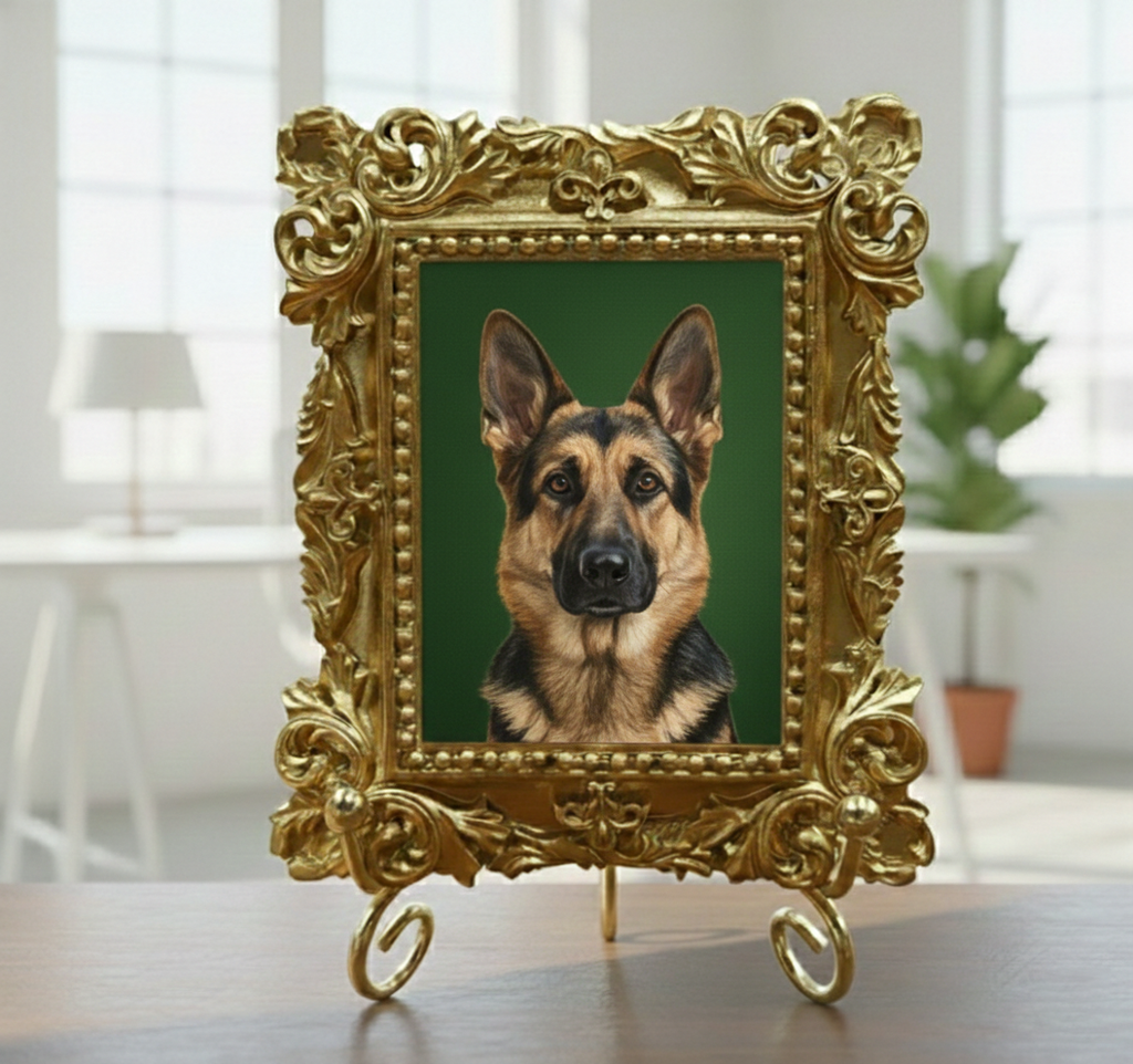Acrylic German Shepherd  Portrait, Custom German Shepherd  Portrait from Photo, Mother’s Day Gift for Mom