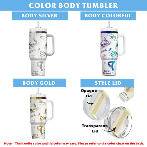 Custom Dog Photo Tumbler, 40oz Tumbler With Handle, Personalized Dog Photo Cup, Photo Mug with Pet Names, Gift for Dog Lover