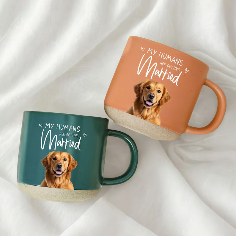 Personalized Watercolor Golden Retriever Mug, Custom Dog Remembrance Gifts