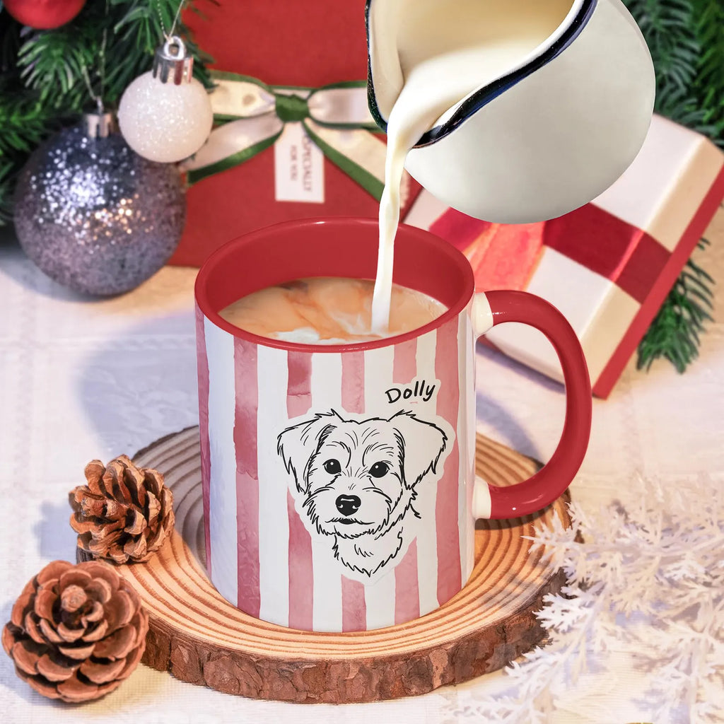 Custom Pet Portrait Mug, Personalized Dog Mug, Custom Cat Mug, Pet Memorial Gift