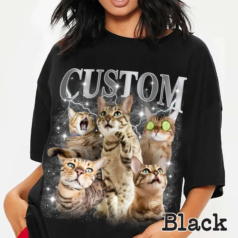 Custom Pet Shirt, Retro Graphic 90s Shirt, Pet Bootleg Shirt, Custom Bootleg Rap Tee Dog, Custom 90S Bootleg Shirt