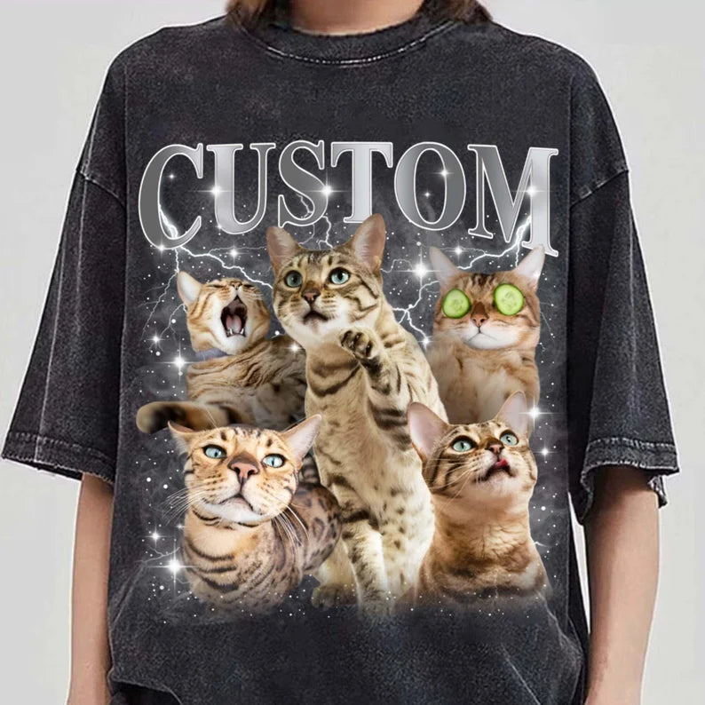 Custom Pet Shirt, Retro Graphic 90s Shirt, Pet Bootleg Shirt, Custom Bootleg Rap Tee Dog, Custom 90S Bootleg Shirt
