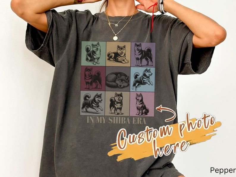 In My Shiba Inu Era Dog Shirt, Dog Mom Mama Lover Owner Tee T-shirt Tshirt Sweatshirt, Gift for Kids Women, Birthday Christmas Mothers Day