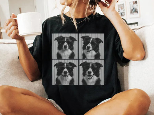 Border Collie Shirt, Photobooth Border Collie Dog Tshirt, Funny Dog Comfort Colors Shirt, Border Collie Lover Gifts, Border Collie Mom Gift
