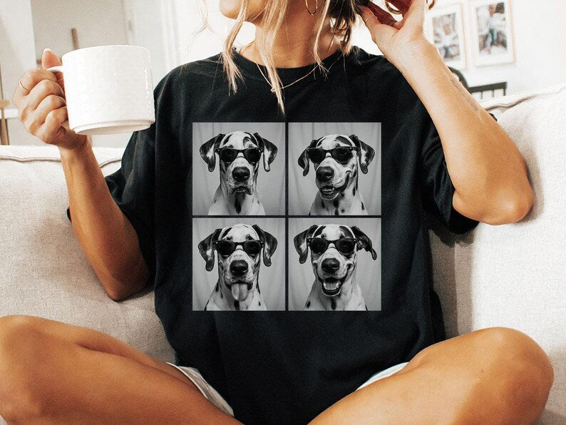 Great Dane Shirt, Photobooth Great Dane Dog Tshirt, Funny Dog Comfort Colors Shirt, Harlequin Great Dane Lover Gifts, Dog Mom Gift