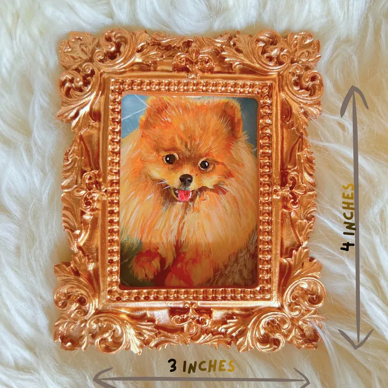 Handmade Acrylic Pet Painting, Cat Custom Pet Portrait from Photo, Dog Portrait