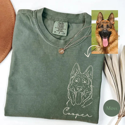 Custom Pet Face , Personalised Pet Photo Shirt, Custom Portrait Pet Shirt, Dog Lover Gift, Cat Lover Gift, Pet Memorial Gift Sweatshirt