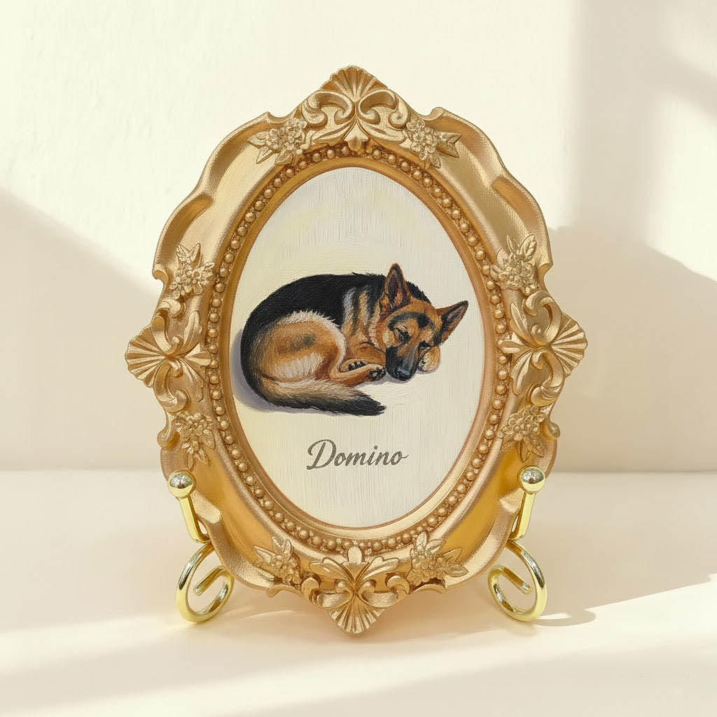 Acrylic German Shepherd  Portrait, Custom German Shepherd  Portrait from Photo, Mother’s Day Gift for Mom
